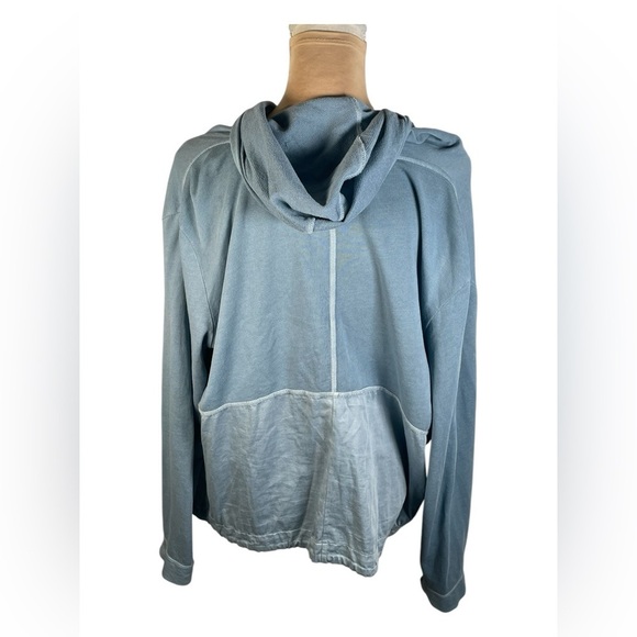 Anthropologie Postmark Light Blue Open Anorak Hoodie Jacket Medium - Picture 4 of 9